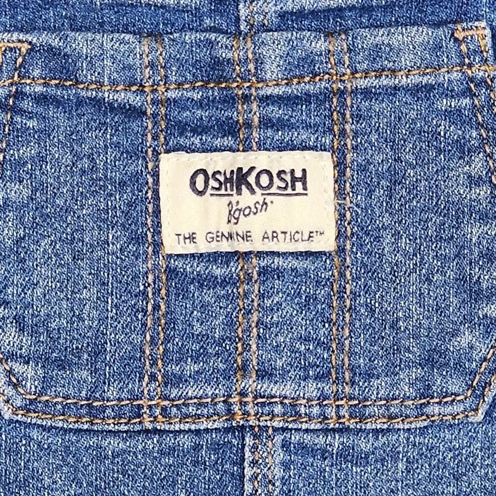 Oshkosh Bib Overall Dress Baby Girl Navy Blue Sparkly Tutu‎ Dress 24Months